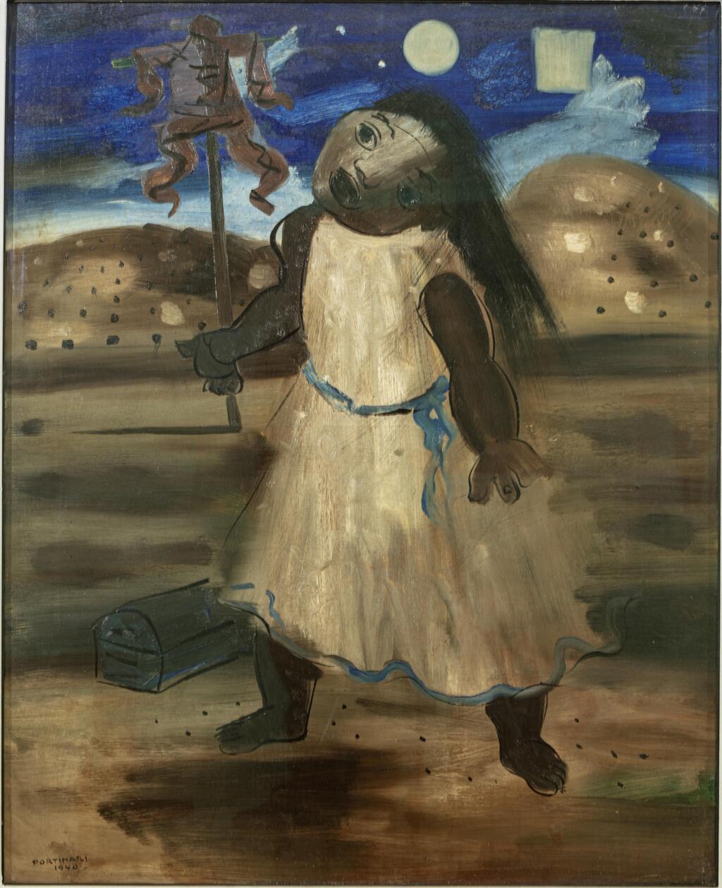 Candido Portinari, The Scarecrow, 1940. Oil on canvas, 99 x 83 cm. Mercer Art Gallery, Harrogate, North Yorkshire Council.