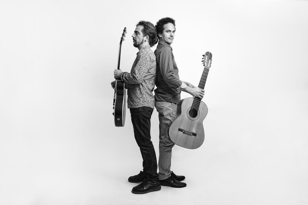 Os músicos Wim Welker (à esq.) e Cristiano Nascimento lançaram o álbum "Portraits".