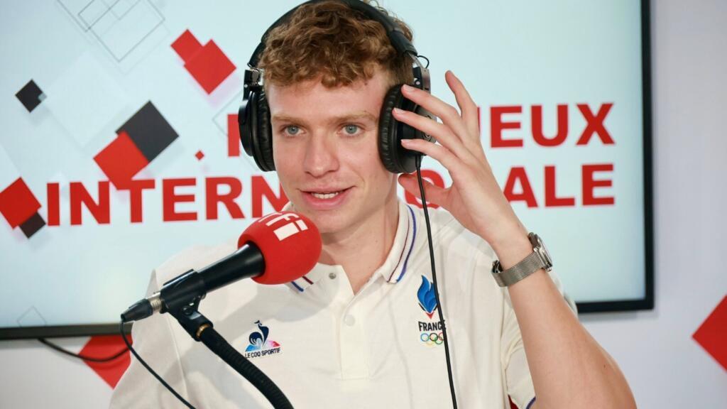 Léon Marchand, athlète emblématique des JO de Paris, était l'invité de RFI, pour l'émission Radio Jeux internationale.