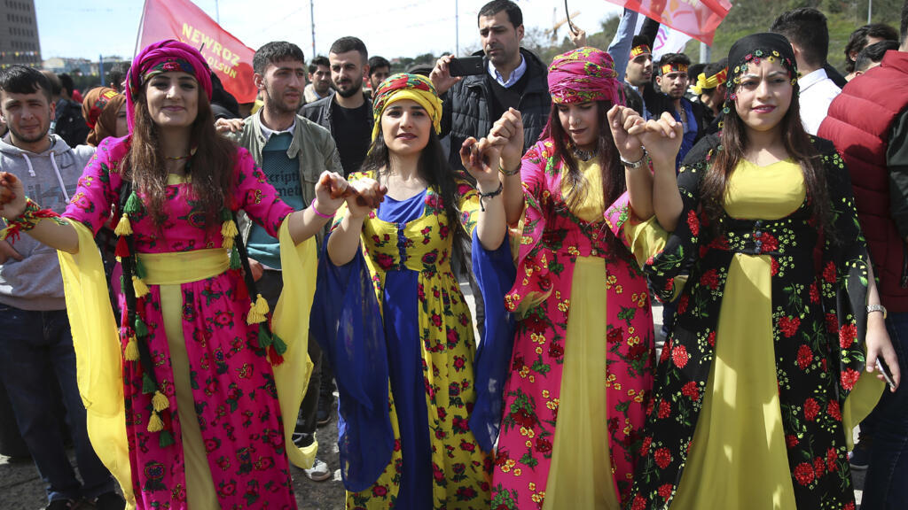 Célébration de Norouz, à Istanbul, en Turquie, le 21 mars 2018.