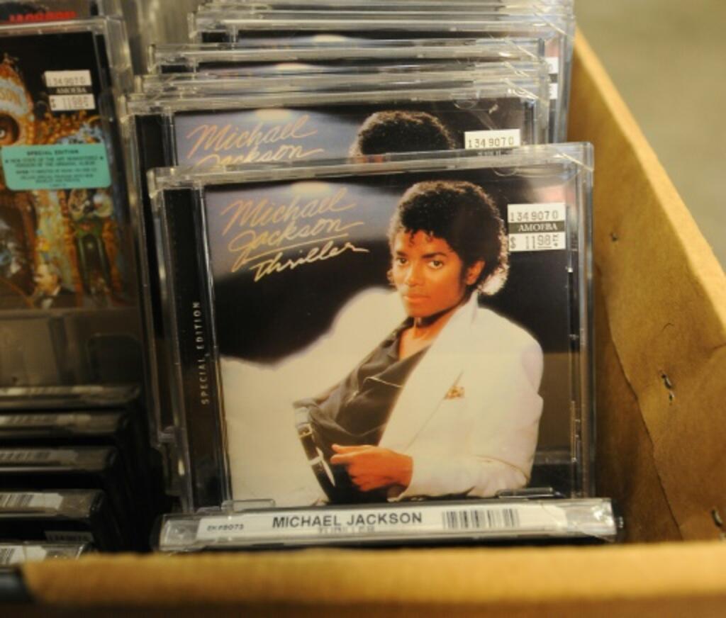 La pochette de l'album «Thriller» de Michael Jackson.