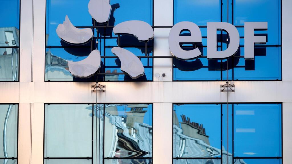 Le logo d'EDF.
