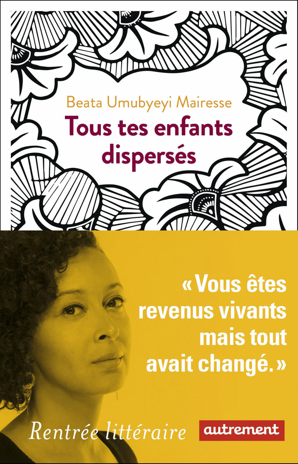 Couverture du premier roman de Beata Umubyeyi Mairesse
