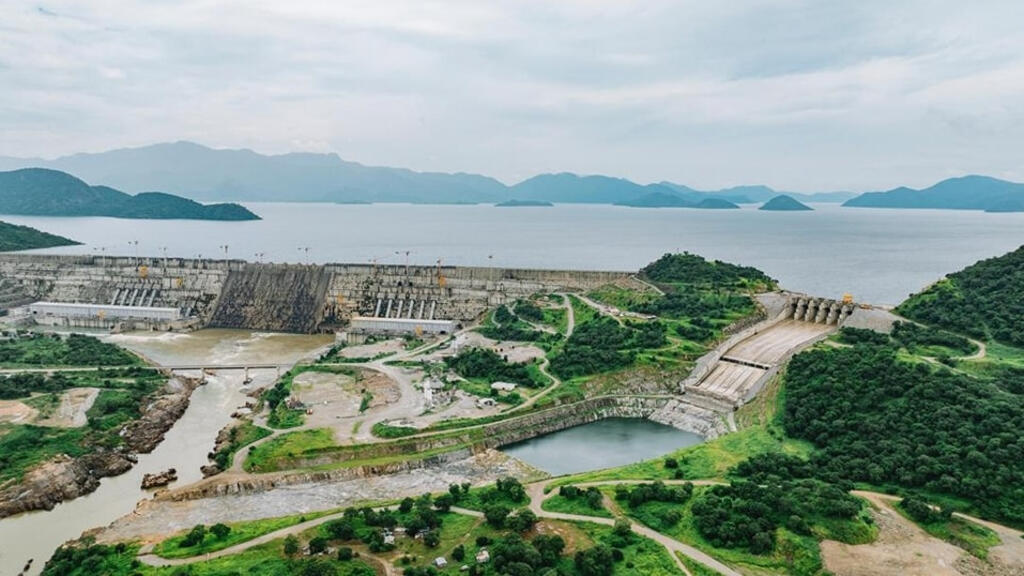 Le Grand Barrage de la Renaissance éthiopienne sur le Nil.