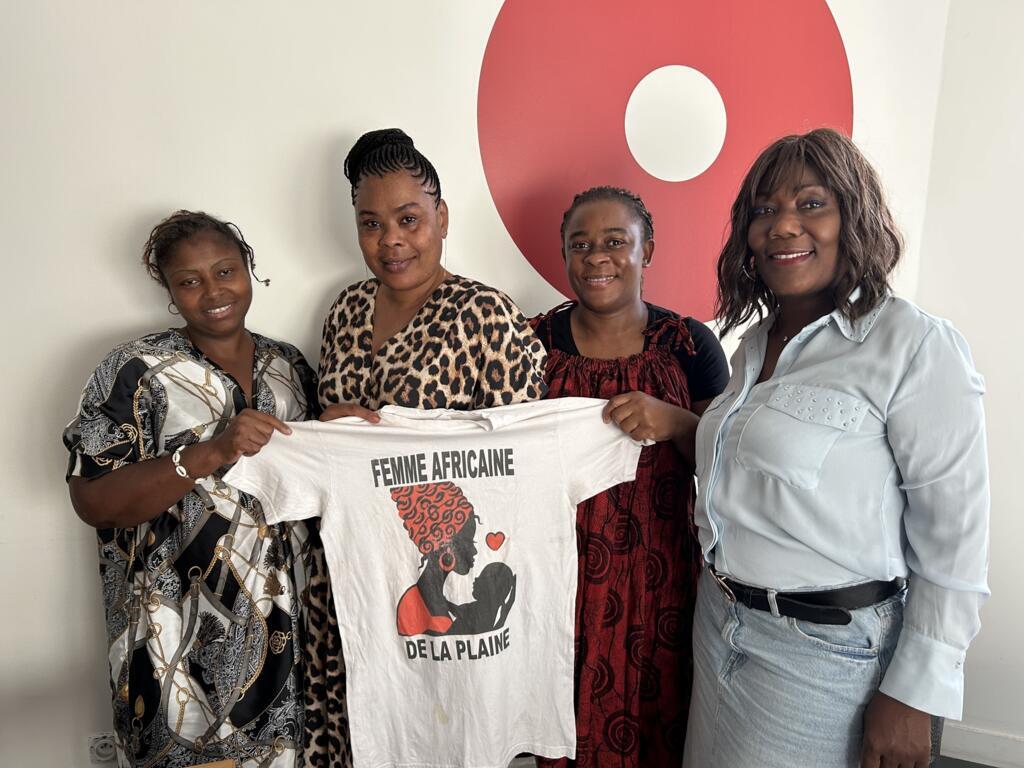 Ousmane, Daddy, Claudette et Michèle Ange ont la quarantaine et sont membres de l'Association des Femmes Africaines de La Plaine.