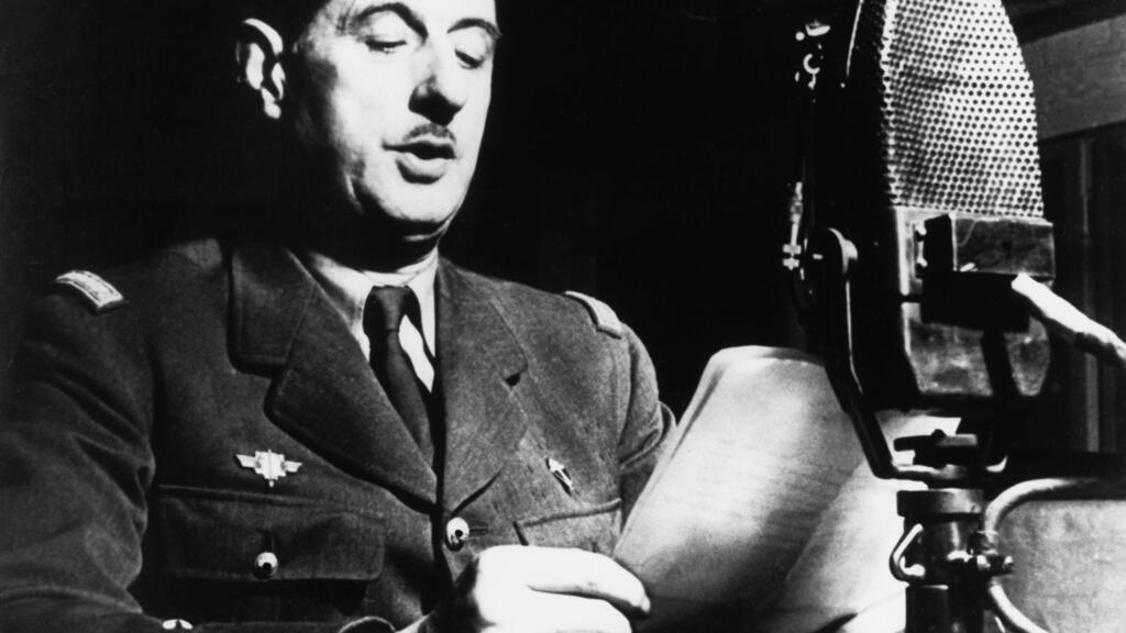 Grâce à Churchill, De Gaulle lance un appel aux Français depuis Londres en Angleterre, le 18 juin 1940.
