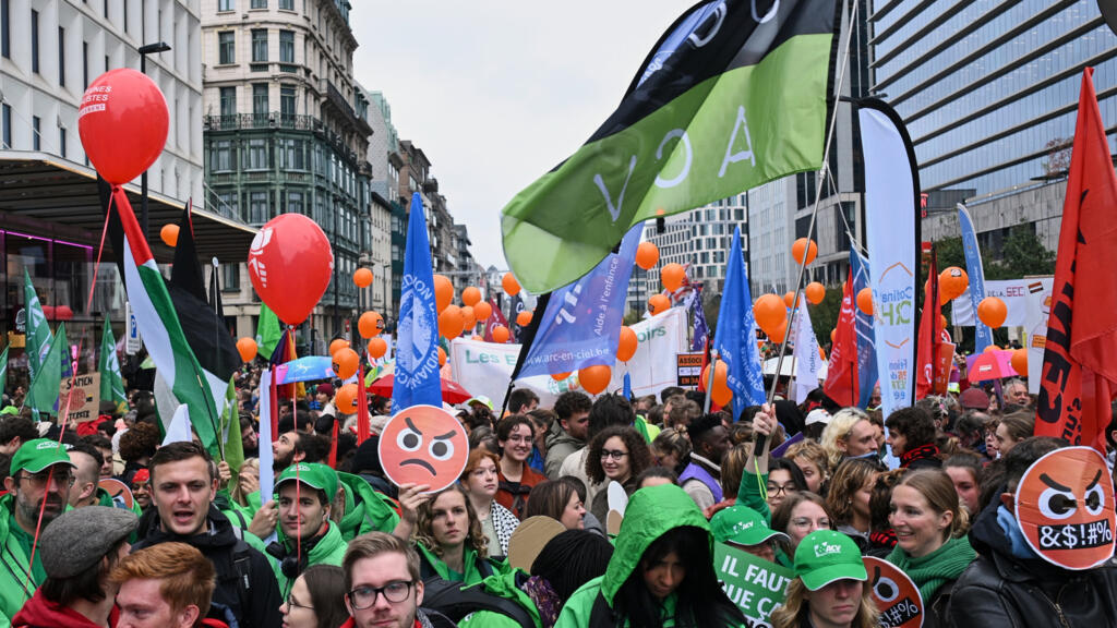 Belgique: les syndicats mobilisés pour une grève d'ampleur contre les mesures d'austérité
