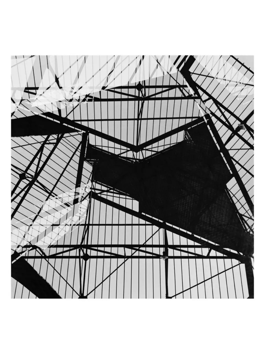 Geraldo de Barros.Abstrato, série Fotoformas, gare de Luz, São Paulo, vers 1949.Avec l’aimable autorisation de la famille de Barros / Instituto Moreira Salles.