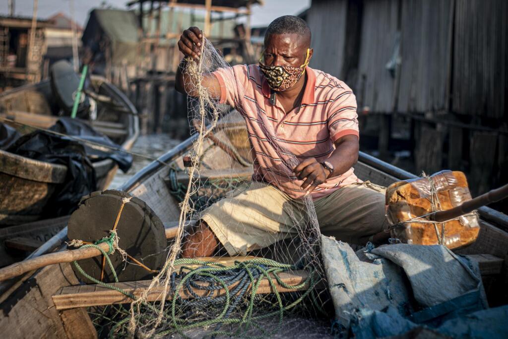 Le quartier de Makoko, à Lagos.