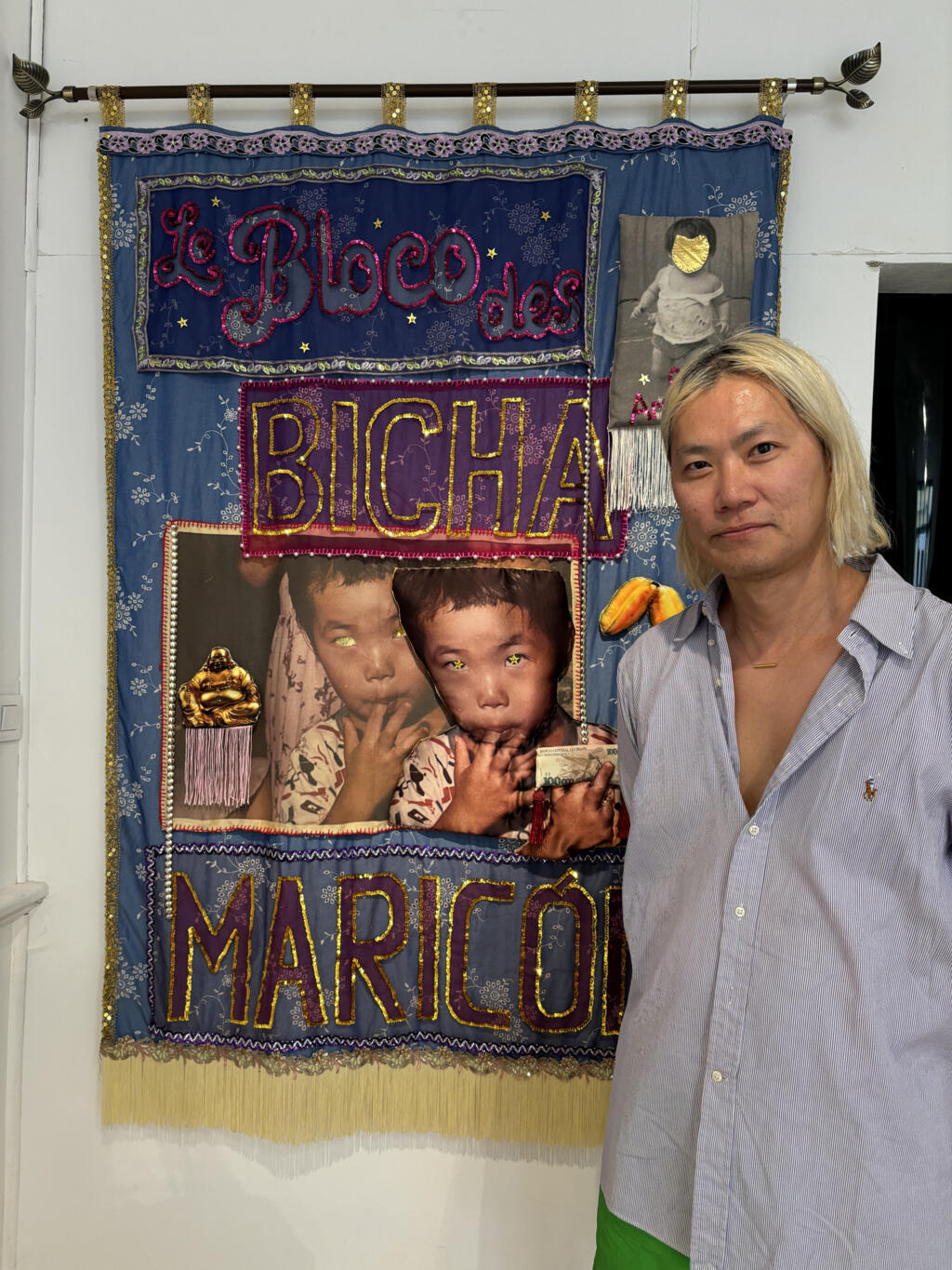 Shinji Nagabe apresentou peças da série Diorama em Arles, durante o festival Rencontres d'Arles 2024.