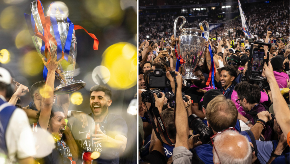 Fotógrafo brasileiro Ricardo Nogueira cobriu a última final da Liga dos Campeões vencida pelo PSG.