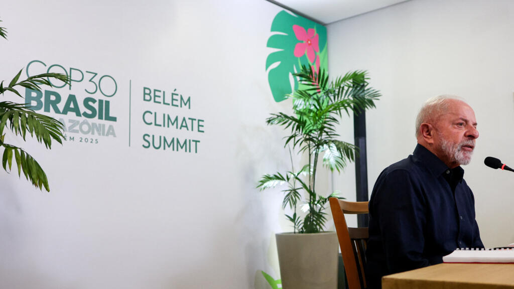 Lula participa de coletiva de imprensa em Belém, a dois dias do início da Cúpula dos Líderes da COP30. (04/11/2025)