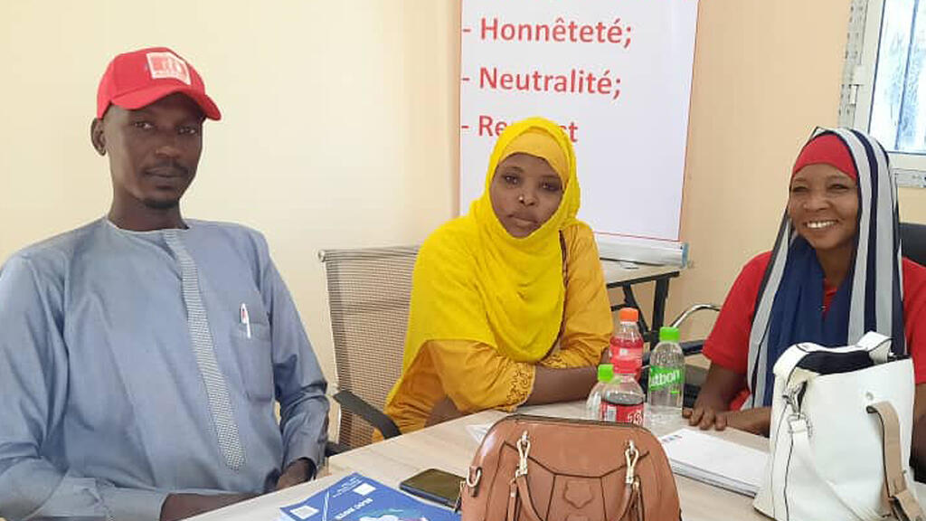 Des participants à l'atelier «Désinfox».