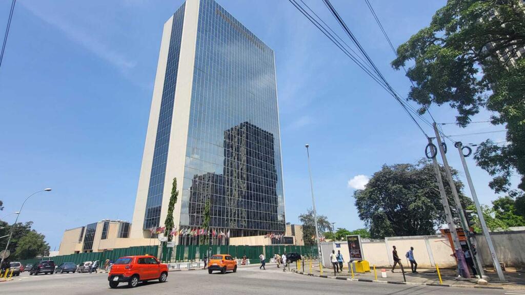 Le siège de la Banque africaine de développement à Abidjan (Côte d'Ivoire)