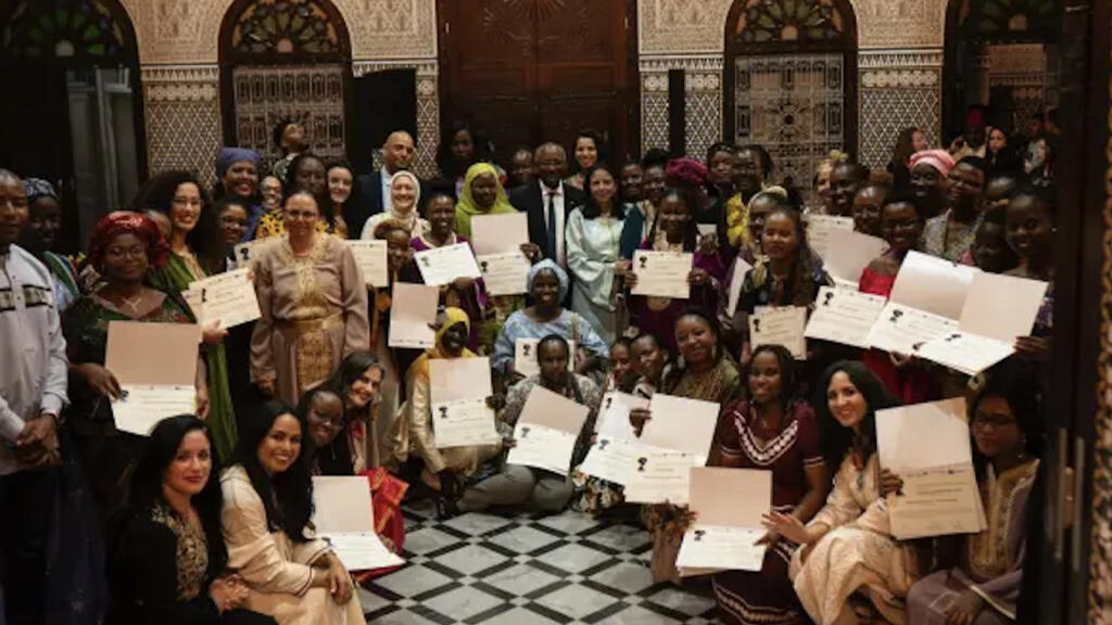 Women receiving AI training from Unesco in Rabat, Morocco, in 2024.