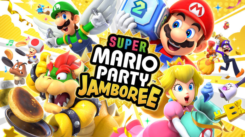 Super Mario Party Jamboree, un jeu vidéo familial.
