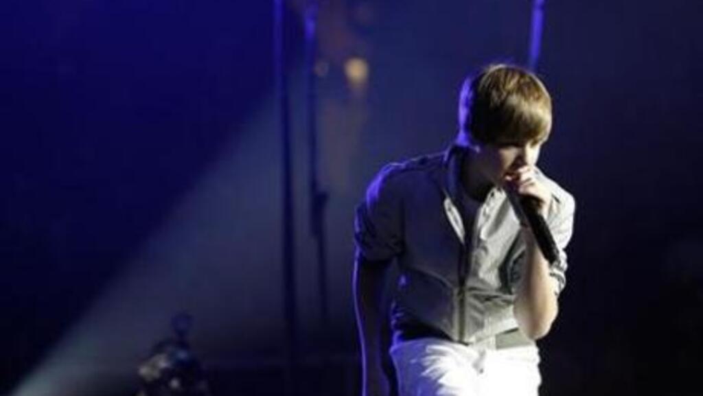 Justin Bieber en concert.
