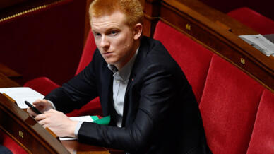 Adrien Quatennens, un proche de Jean-Luc Mélenchon, n'est pas apparu à l'Assemblée depuis la mi-septembre.