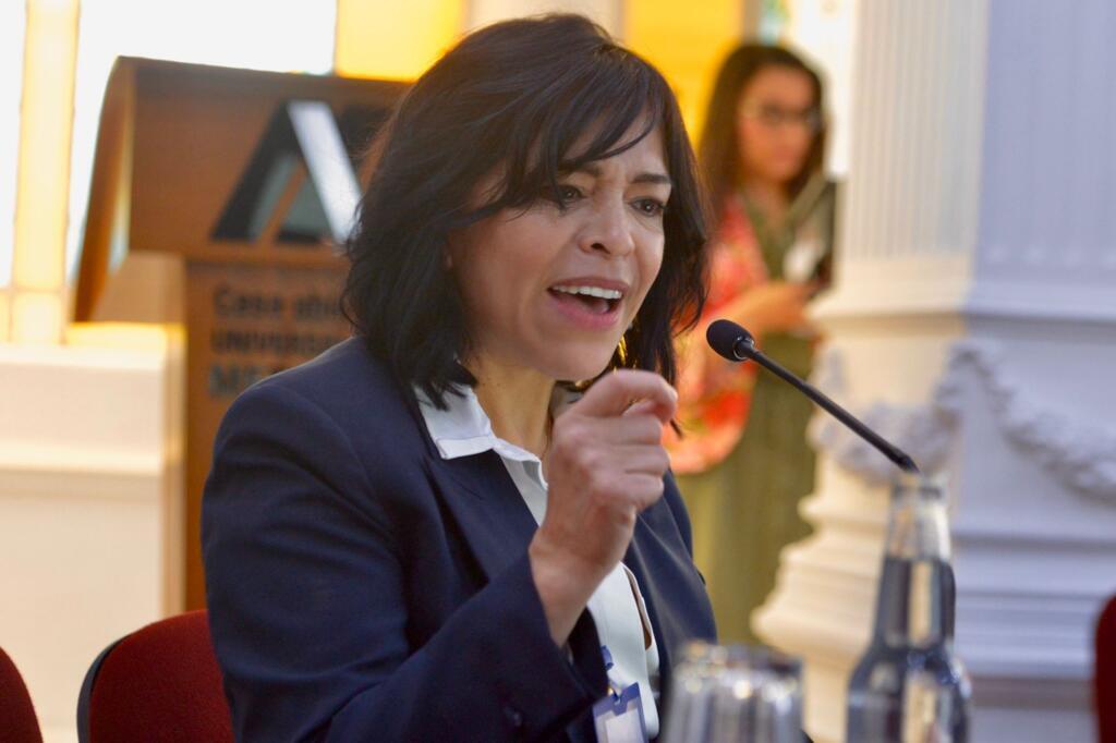 A jornalista investigativa Anabel Hernández, que há trinta anos trabalha cobrindo temas de violações de direitos humanos, casos de corrupção e a atuação das organizações de narcotraficantes no México, participou da audiência