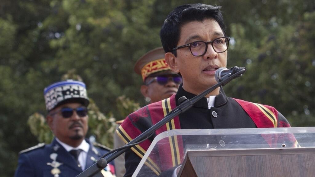 Le président Andry Rajoelina le 2 septembre 2025, à Antananarivo, Madagascar.