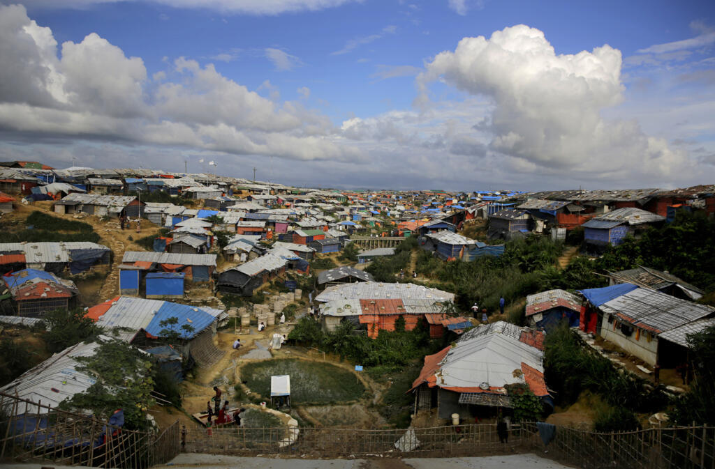 Le camp de réfugiés Rohingyas de Kutupalong, au Bengladesh.