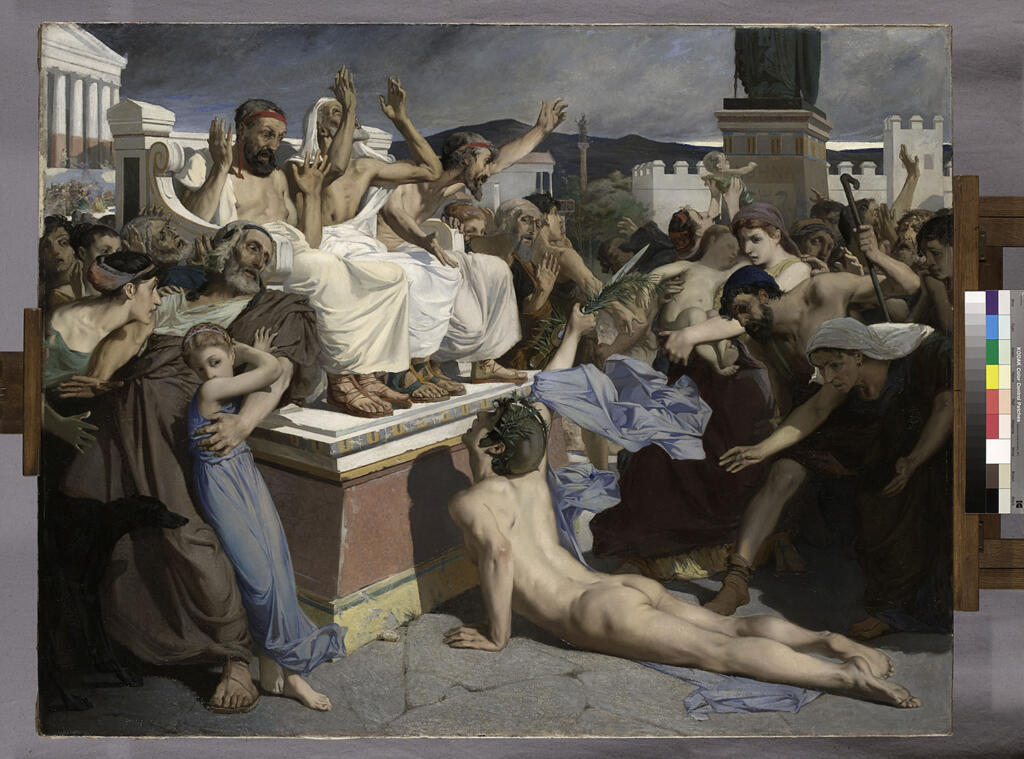 Le Soldat de Marathon, de Luc Olivier Merson. © Beaux-Arts de Paris_dist RMN-Grand Palais_Beaux-Arts