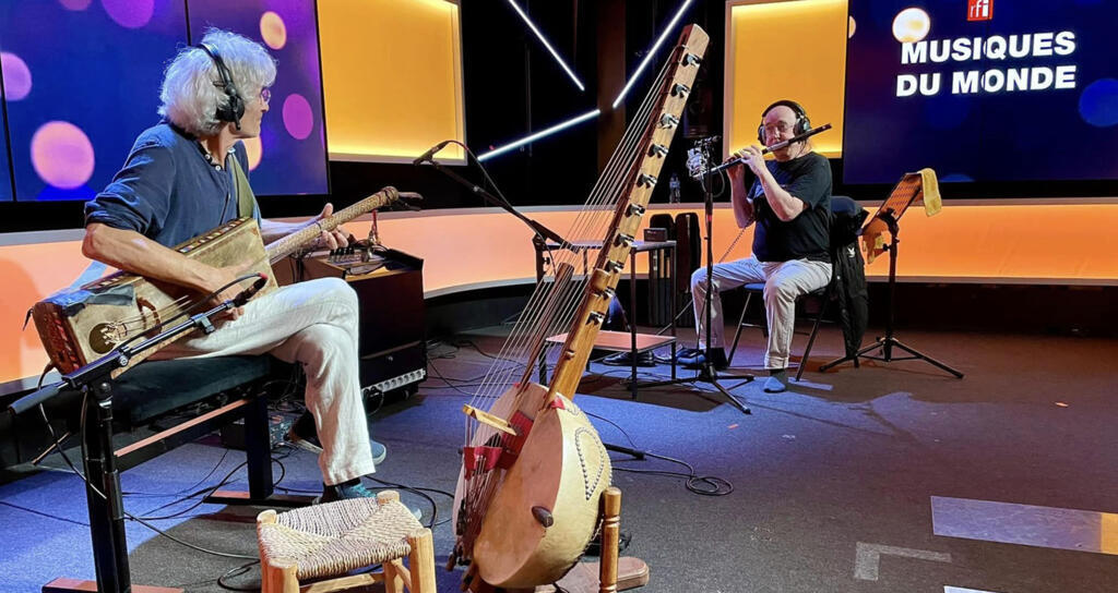 Loy Ehrlich et Didier Malherbe à RFI.