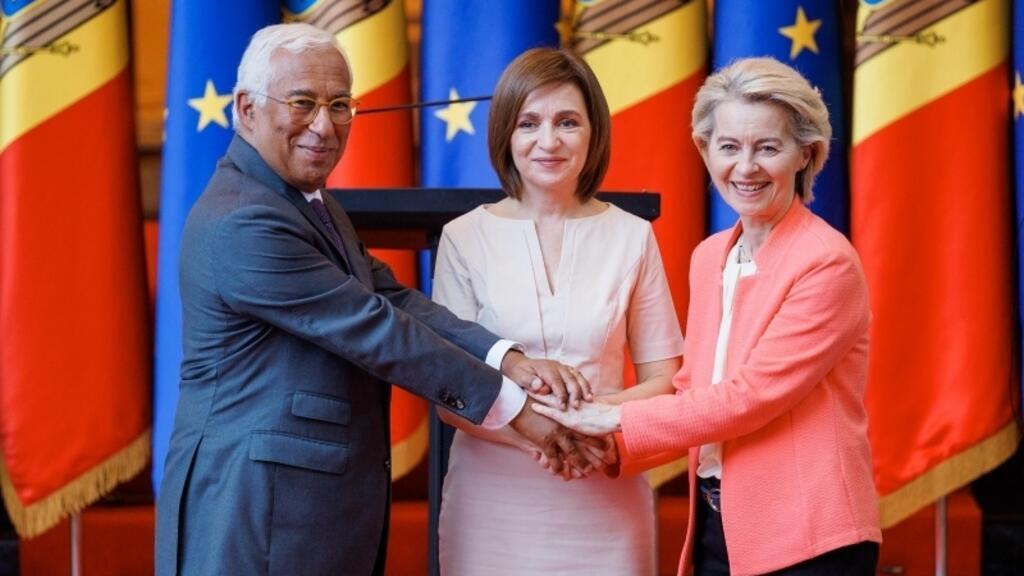 Maia Sandu, într-o vizită de lucru la Bruxelles. Comisia Europeană publică, marți, raportul de extindere