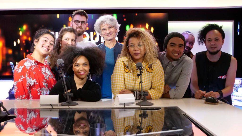 Kristel, Natascha Rogers, Selkies, Julia Sarr et Loy Erhlich à RFI.