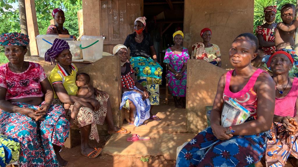 Dans la commune d’Abomey-Calavi au Bénin, un groupe de femmes a mis en place une épargne villageoise avec l'aide de l'ONG CREDI.