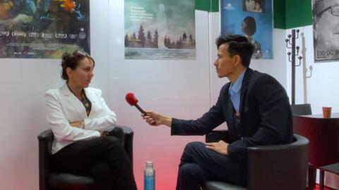 مهشید زمانی، منتقد فیلم و عضو کانون فیلم‌سازان مستقل ایران در گفتگو با ار.اف.ای در جریان هفتاد و هفتمین جشنواره فیلم کن. 17 مه 2024