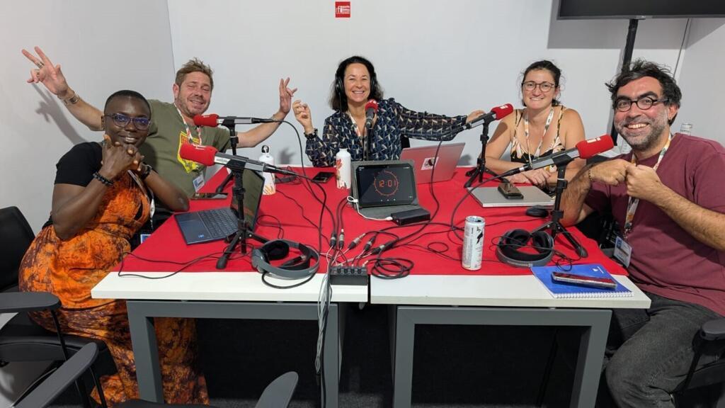 Cécile Goudou de Zoa, Igor Strauss, Anne-Cécile Bras, Jeanne Richard et Mickaël Correia