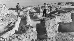 Khu khảo cổ Qumran, tây bắc Biển Chết, ngày 14/01/1957.