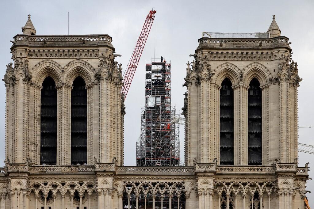 Notre-Dame de Paris en travaux, le 6 décembre 2023. (Image d'illustration)