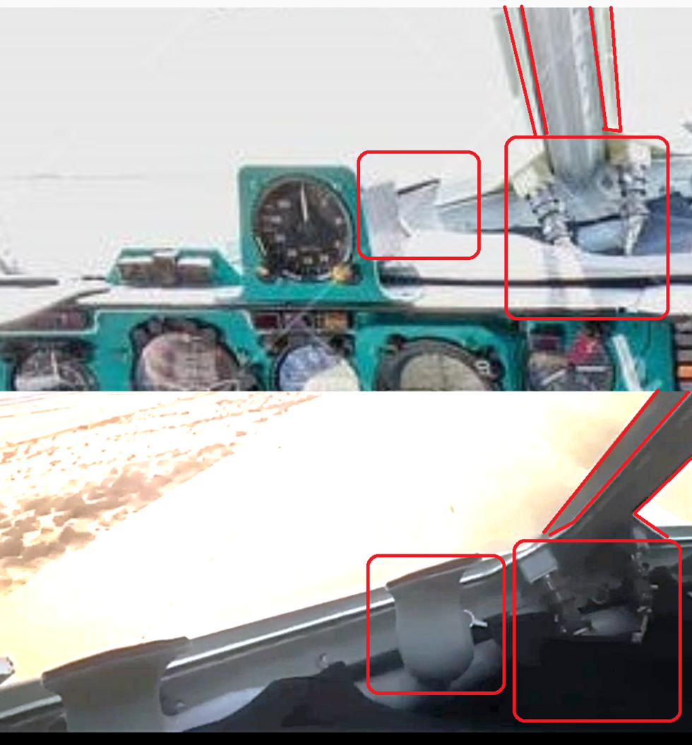 L'analyse du cockpit montre qu'il s'agit d'un avion de transport Iliouchine Il-76, se posant sur la base d'Al-Khadim, en Libye.