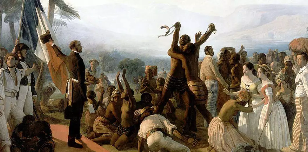 'La abolición de la esclavitud en las colonias francesas en 1848' es un cuadro del pintor francés François-Auguste Biard realizado en 1849. 