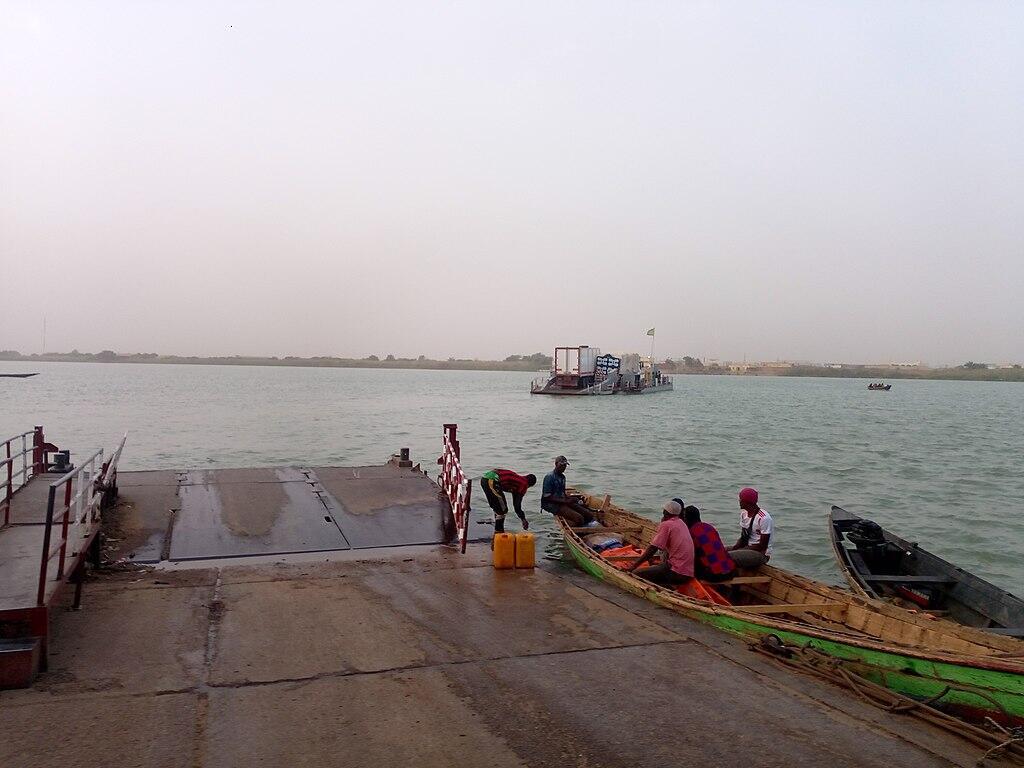 Une jetée à Rosso, côté Mauritanien de la frontière avec le Sénégal sur le fleuve Sénégal (image d'illustration).