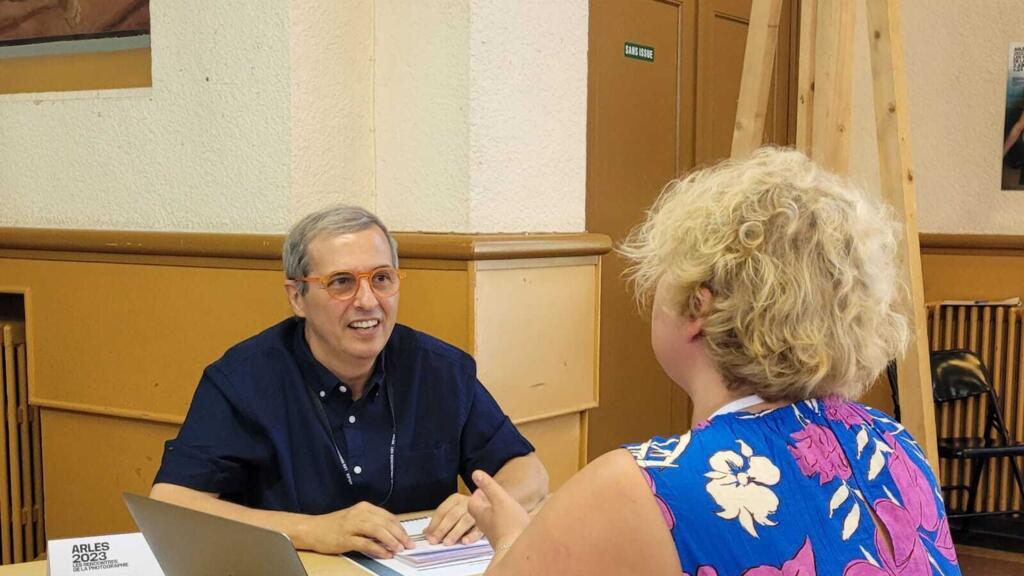 João Kulcsár, diretor do Festival de Paranapiacaba, participou dos Encontros de Arles como leitor de portfólio.