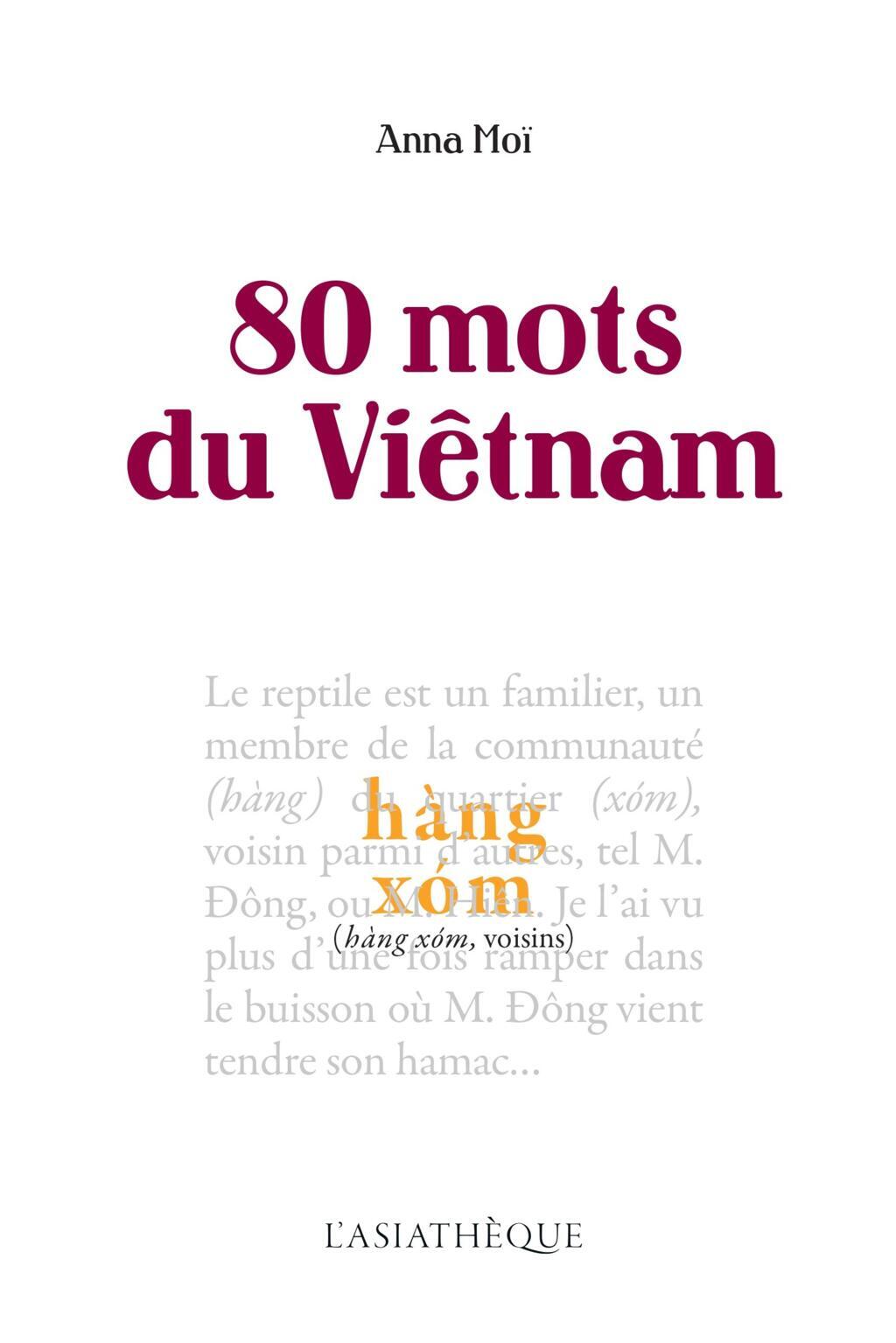 Couverture de livre "80 mots du Viêtnam"