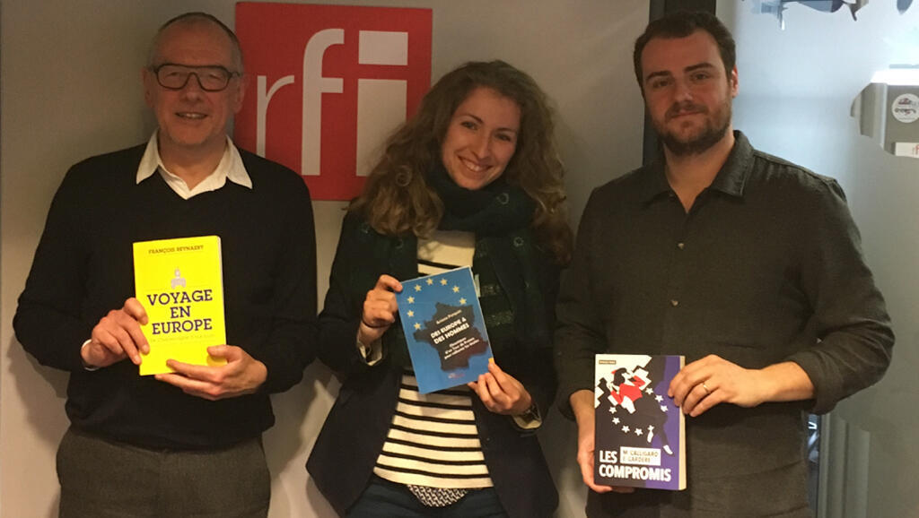 De g. à dr. : François Reynaert, Ariane Forgues, Maxime Calligaro.