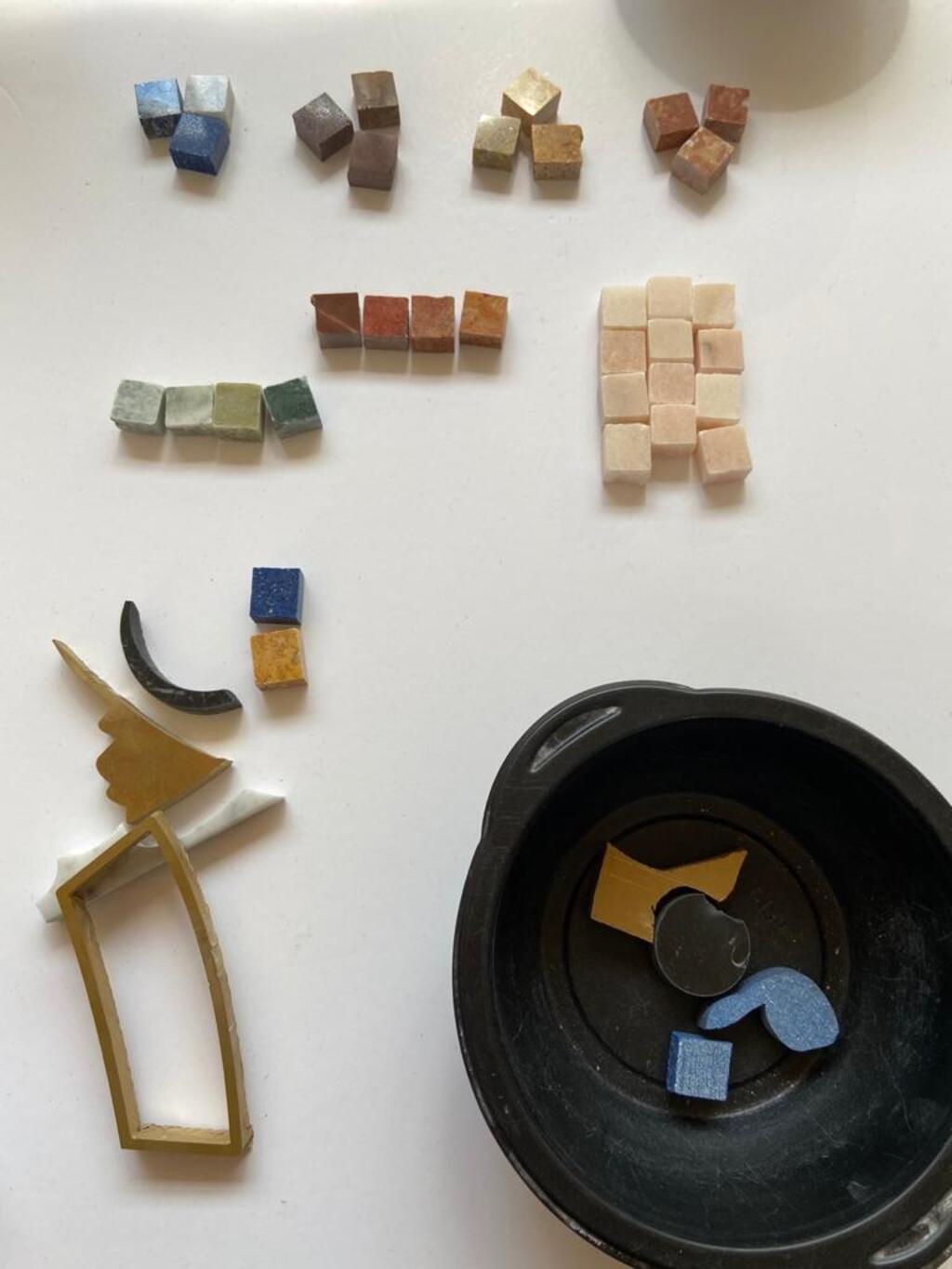 Atelier Lilikpo - éléments pour mosaïque