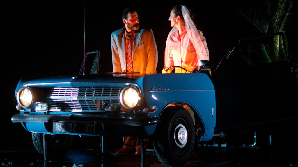 Photo de la pièce de théâtre « Rekord » de Sumaya Al-Attia, présentée à Limoges.