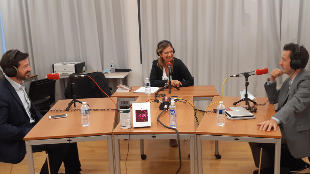Anne Verdaguer et ses invités, Lauric Henneton et Jean-Baptiste Velut.