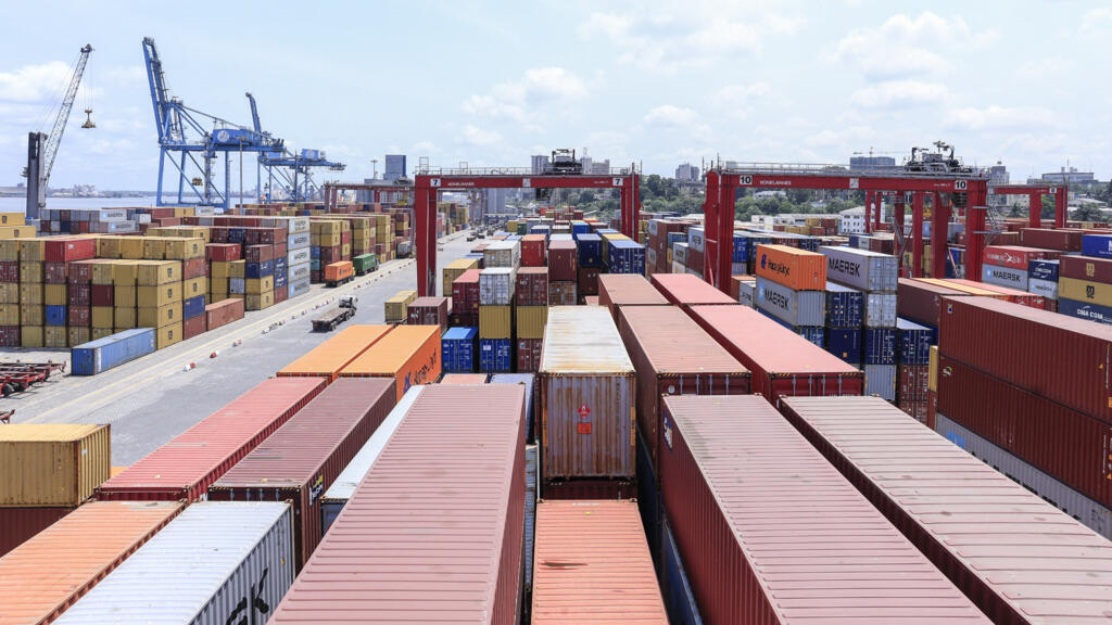 Vue générale du Port Autonome de Douala, au Cameroun, le 22 mars 2025.