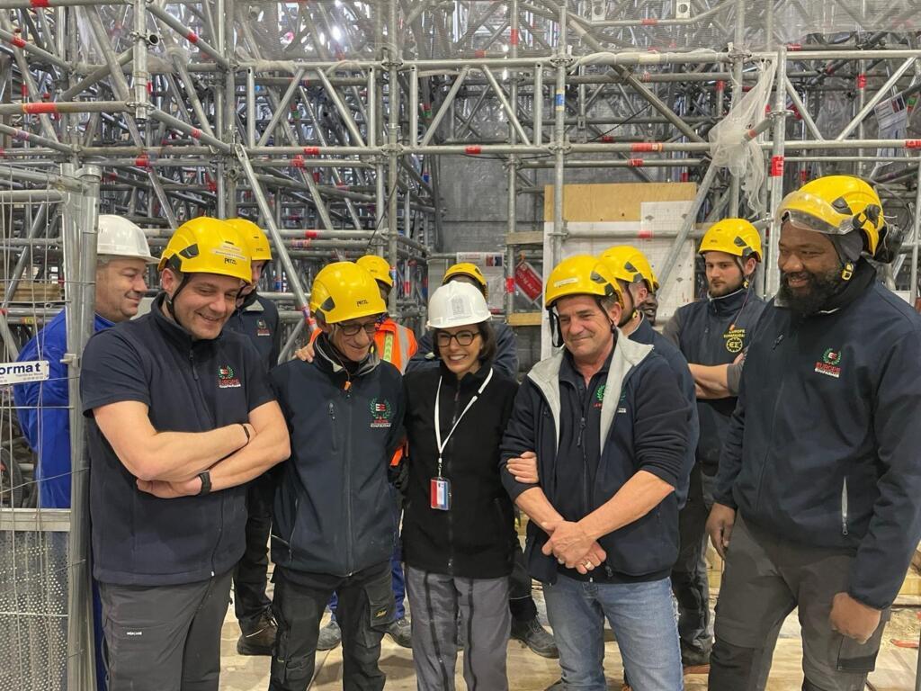 Équipe chantier Notre-Dame de Paris.
