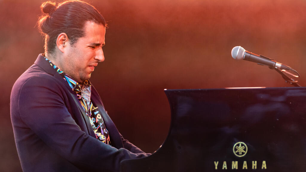 Le pianiste Alfredo Rodriguez en concert à Vienne, le 2 juillet 2021.