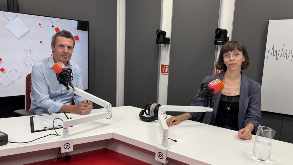 Elena Diaconu (dreapta) și Laurent Couderc