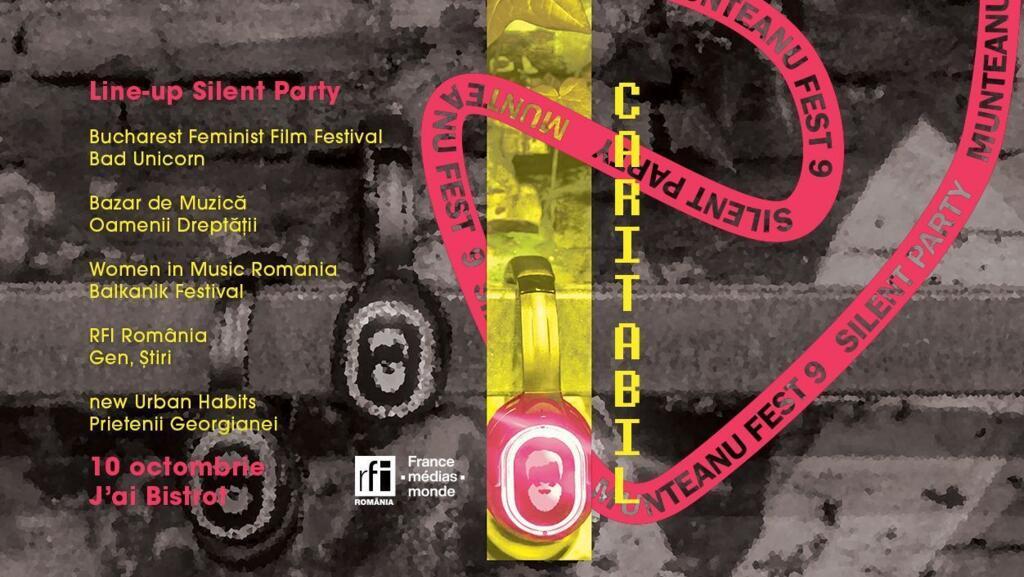Pe 10 octombrie are loc ediția a 9-a a Munteanu Fest sub forma unui Silent Party în grădina J'ai Bistrot București.