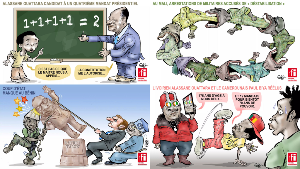 L’année africaine 2025 racontée par Glez en huit dessins