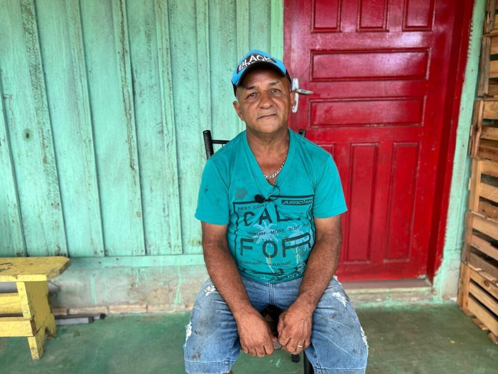Pequeno produtor Adelson Torres diz que falta de apoio para pecuária mais produtiva leva pecuaristas a avançar sobre a floresta.